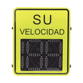 Radar Medidor de Velocidad IP 3 Dígitos TCP/IP MicroSD Doble Relevador Integración Cámara ACCESSPRO XRADAR-IP
