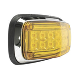 Luz de advertencia 8 X 4", Color Ámbar, IP67, SAE, Ideal para Ambulancias XT1885A - SILYMX