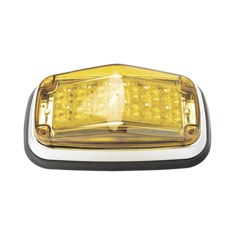 Luz de advertencia 8 X 4", Color Ámbar, IP67, SAE, Ideal para Ambulancias XT1885A - SILYMX