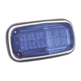 Luz de advertencia 8 X 4 pulgadas Color Azul IP67 SAE XT1885B - SILYMX