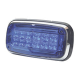 Luz de advertencia 8 X 4 pulgadas Color Azul IP67 SAE XT1885B - SILYMX