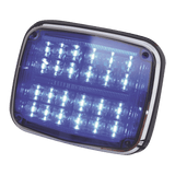 Luz de advertencia de 8 X 6" Color Azul, SAE IP67 Ideal Ambulancias - SILYMX