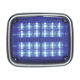 Luz de advertencia de 8 X 6" Color Azul, SAE IP67 Ideal Ambulancias - SILYMX