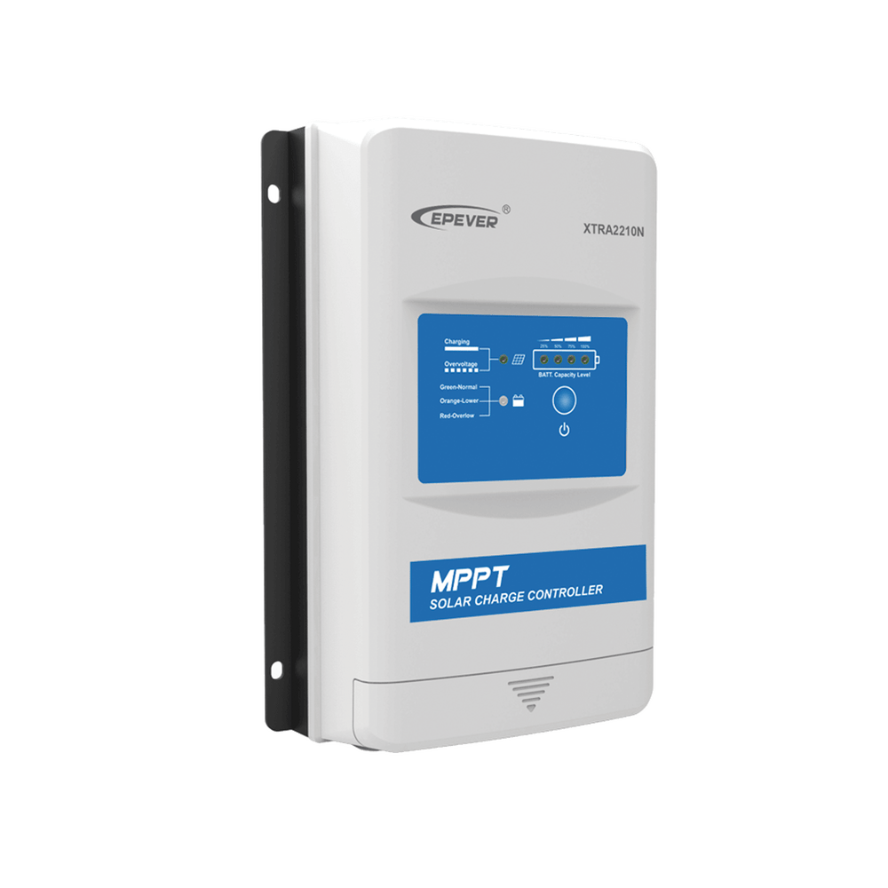 Controlador Solar EPEVER MPPT 20A 12/24V Máximo Voltaje de Circuito Abierto Voc 100Vcc Baterías de Litio XTRA-2210-N - SILYMX