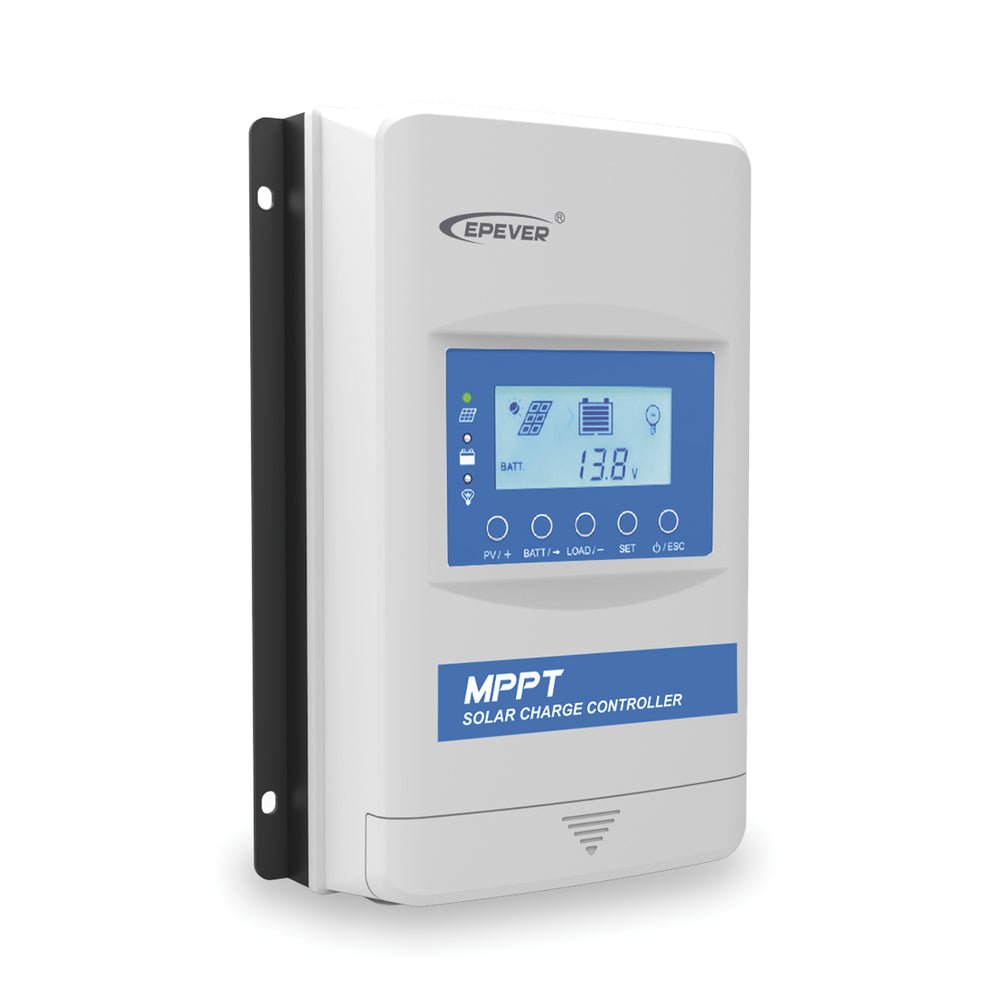 Controlador Solar EPEVER MPPT 30A 12/24/36/48 V Máximo Voltaje de Circuito Abierto Voc 150 Vcc para Baterías de Litio XTRA-3415-N - SILYMX