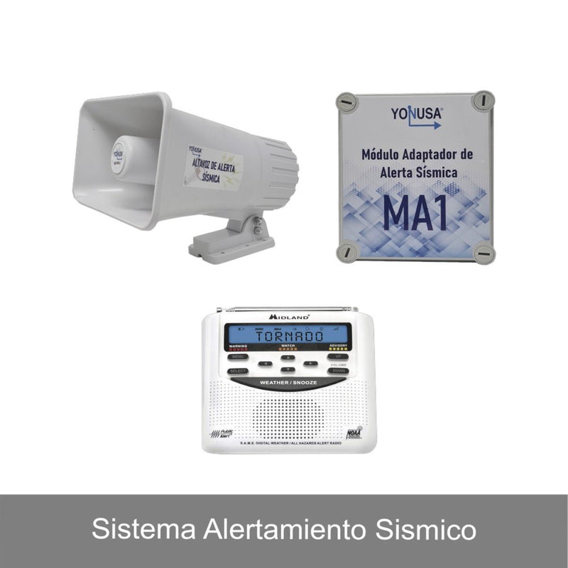 KIT de Alertamiento SISMICO con Audio Oficial SASMEX YKIT-SISMICO - SILYMX