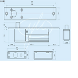 Paquete de cerradura de perno para control de acceso YB-300 + YM-600 - SILYMX