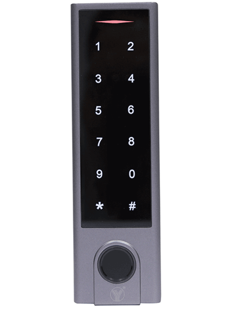 Control de Acceso con Teclado Touch  Huella Tarjetas ID 125 Khz YK-1068A - SILYMX