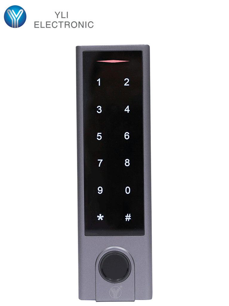 Control de Acceso con Teclado Touch  Huella Tarjetas ID 125 Khz YK-1068A - SILYMX