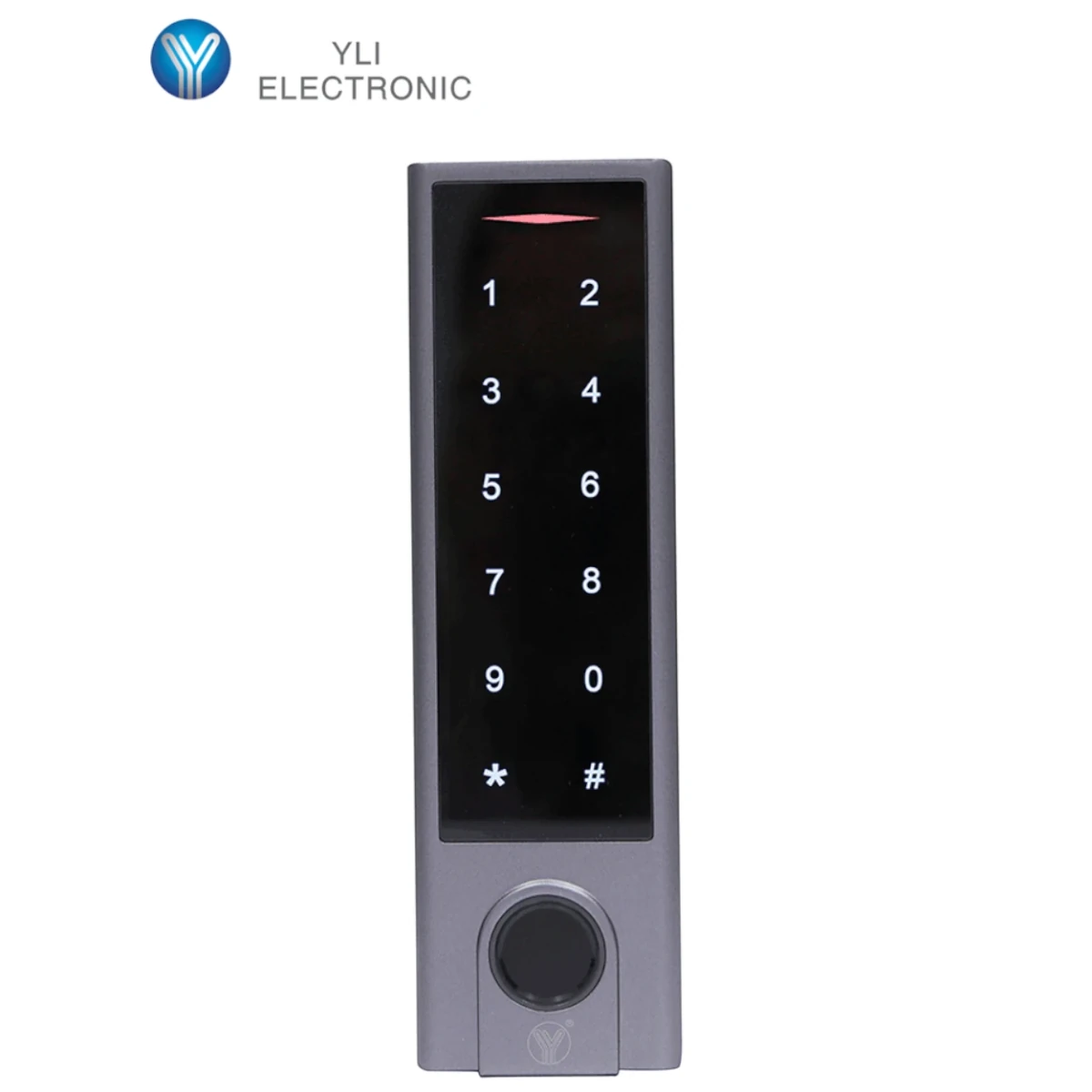 Control de AccesoYLI ELECTRONICYK-1068AControl de Acceso Exterior Teclado Touch Huella Tarjeta ID 125kHz Wiegand YLI YK - 1068A - SILYMX