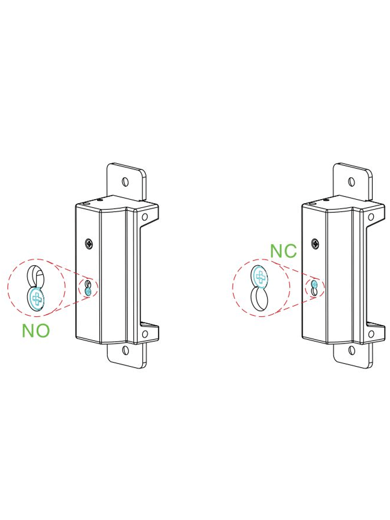 Cerradura Eléctrica para Control de Acceso Señal Ajustable NO y NC YS-138-S - SILYMX