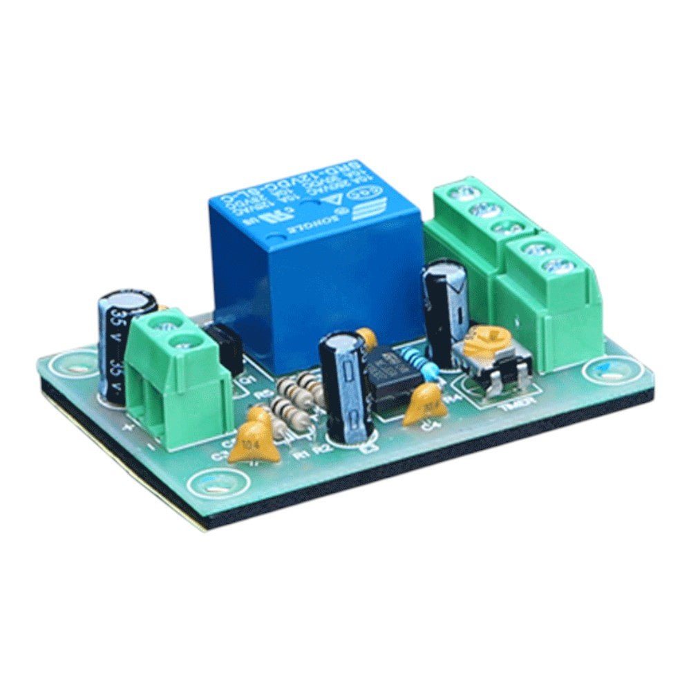 Tarjetas de RelevadorYLI ELECTRONICPCB-505Módulo Relevador con Retardo Tiempo Ajustable 12VDC Salidas NC NO YLI ELECTRONIC PCB - 505 - SILYMX
