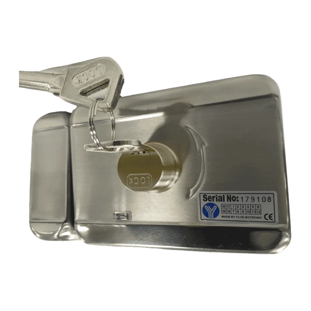 Cerradura inteligente anti impacto cuenta con juego de 3 llaves ABK-703B-S - SILYMX