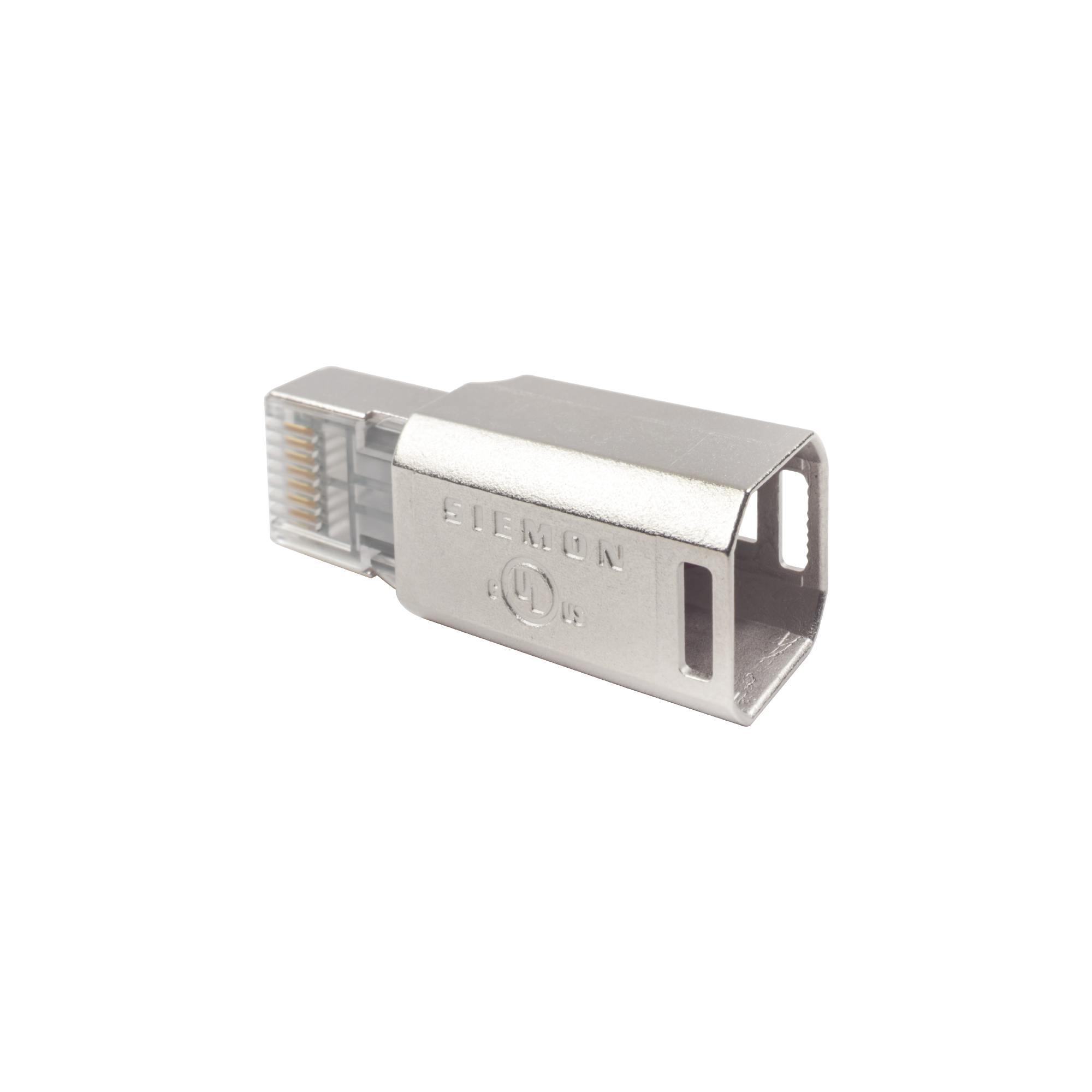Plug RJ45 Siemon Z-PLUG ZP1-6AS-01S · Cat6A Blindado · Terminación en Campo · Compatible con Todas las Categorías · Soporta 10G · UL 2043