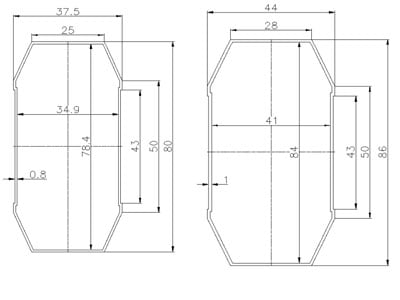 Brazo Telescópico de 2.6 m hasta 4.5 metros para Barrera CMP200 ZKTECO YC45M Telescopic Boom(4.5m) - SILYMX