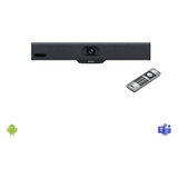 Barra de Videoconferencia A10 de Yealink para Salas Pequeñas con Android Integrado para Microsoft Teams y Modo BYOD - Incluye Control Remoto - Imagen 2