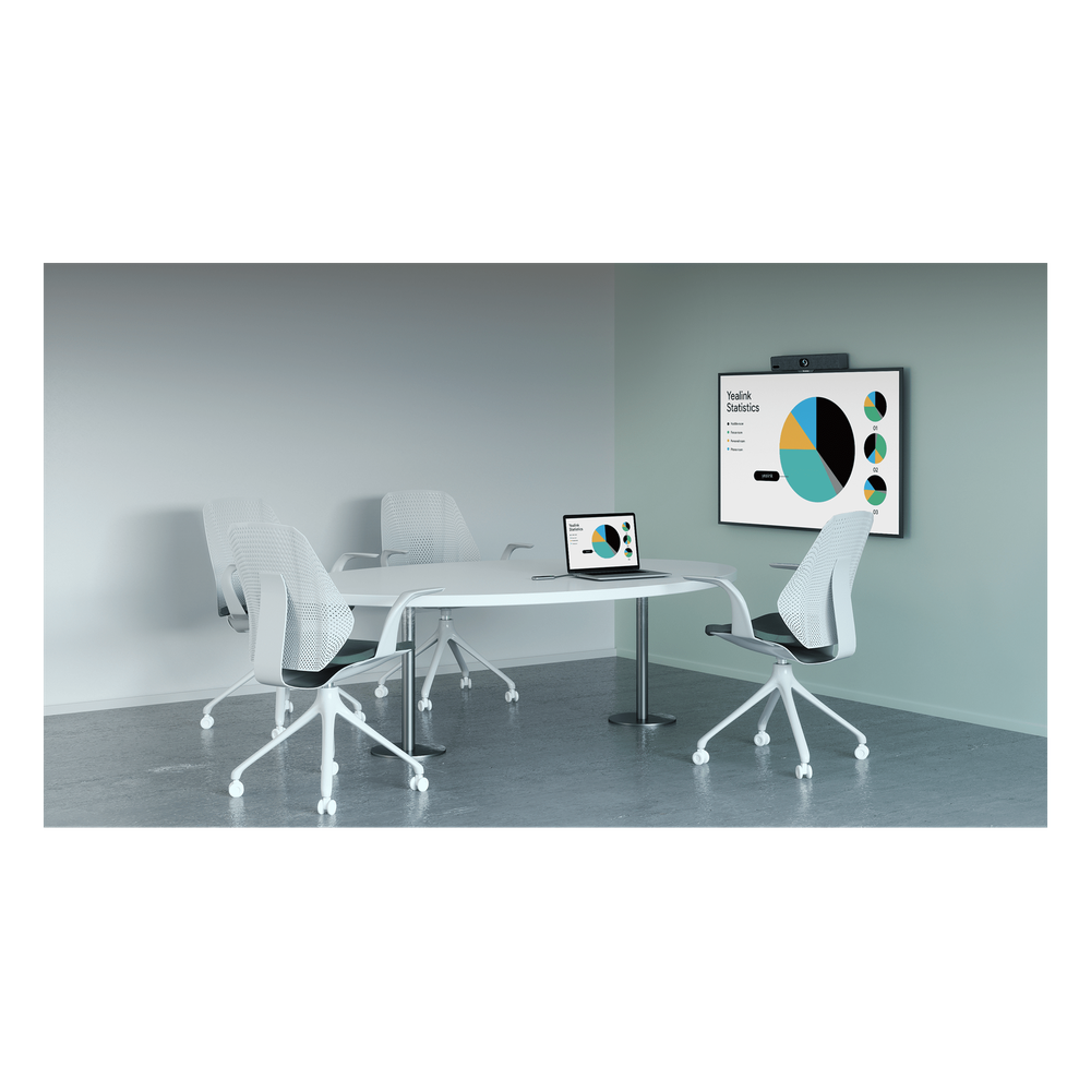Barra de Videoconferencia A10 de Yealink para Salas Pequeñas con Android Integrado para Microsoft Teams y Modo BYOD - Incluye Control Remoto - Imagen 4