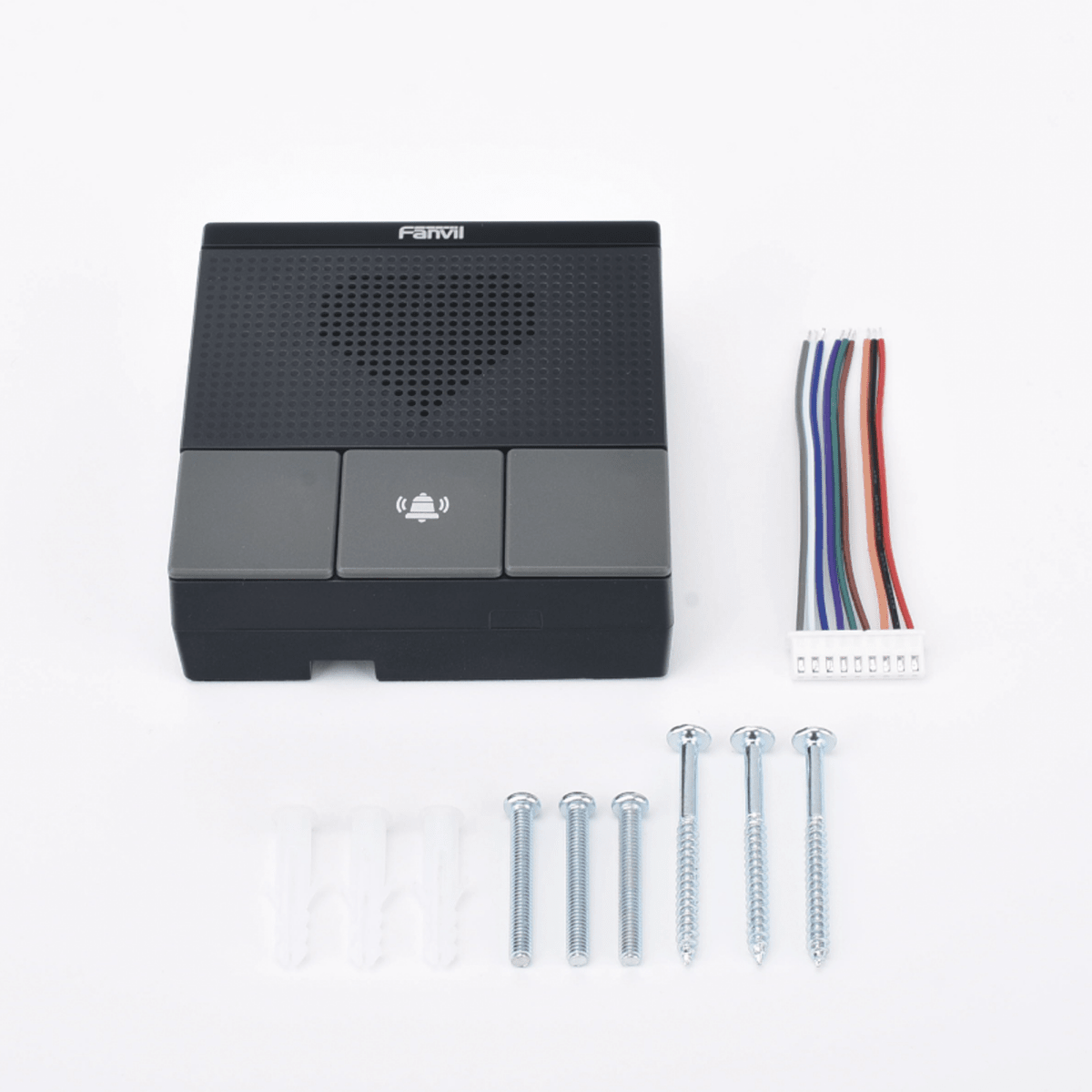 VoIP Telefonia IP VideoconferenciaFANVILA10WMini Intercomunicador Wi - Fi PoE 3 Botones 1 Relevador Hotelería Hospitales FANVIL A10W - SILYMX