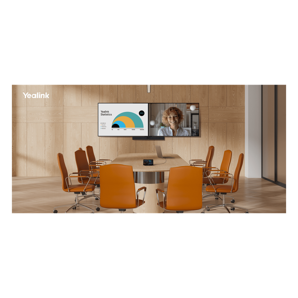 Barra de Videoconferencia Yealink A40 Todo en Uno para Salas Medianas con Panel Touch CTP-25 A40-031 - Imagen 6