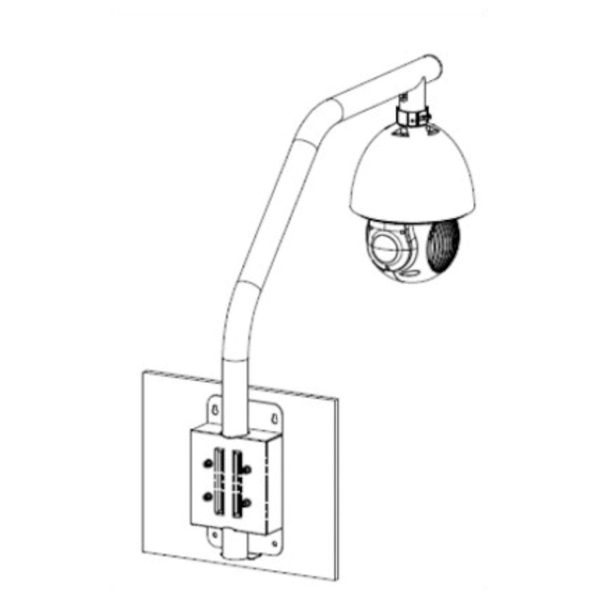 Soporte Para Montaje En Parapeto Giratorio Para Camaras Ptz  DH-PFB303S - SILYMX
