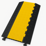 Protector de Cable de 3 Canales Base de Goma Tapa de Plástico del Canal 56x55MM Capacidad de Carga 6.1 Toneladas Longitud 90 cm 50 cm Altura 7.5 cm ACCESSPRO - Imagen 1