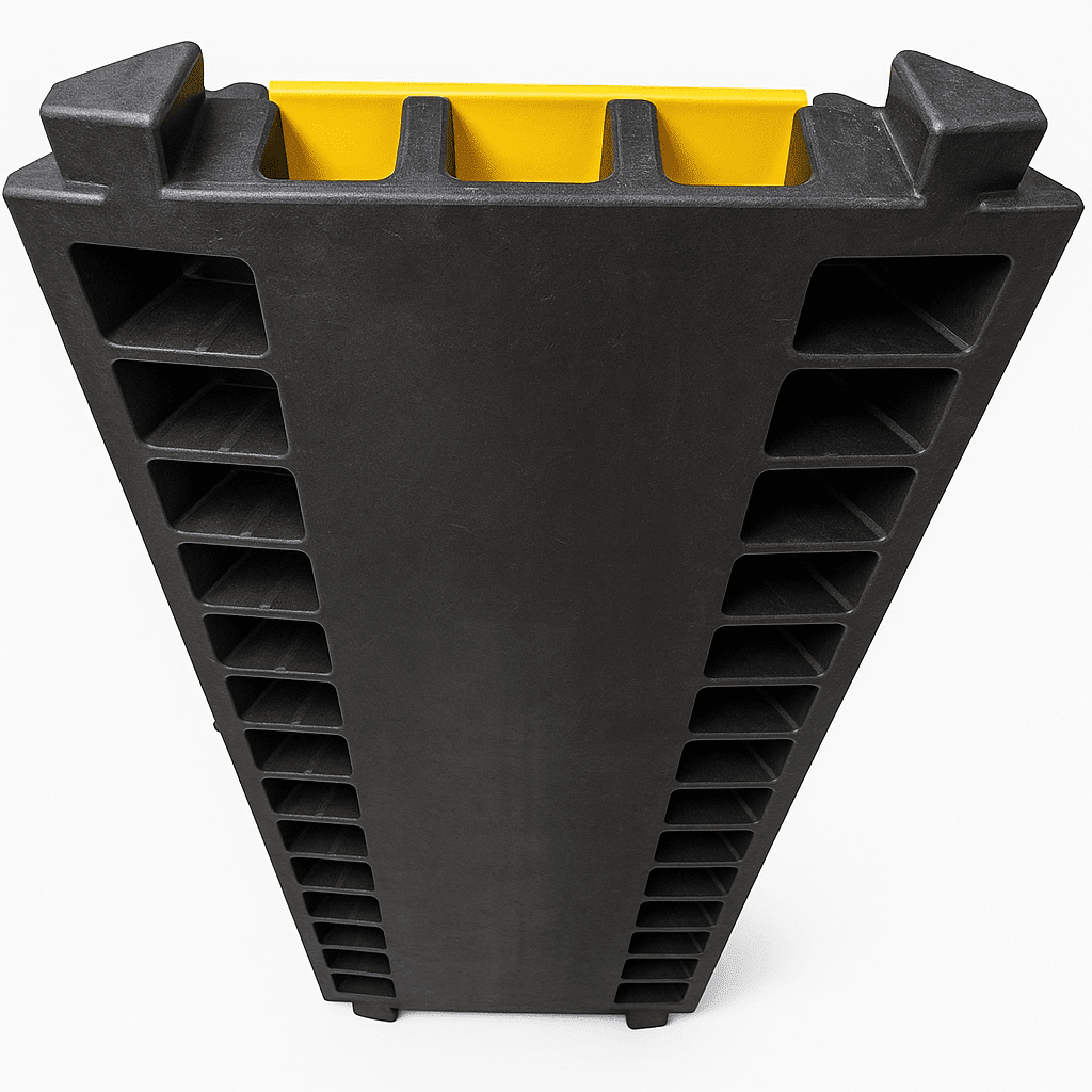 Topes y Reductores de EstacionamientoACCESSPROAC903-V2Protector de Cable 3 Canales 90cm 30x30mm Capacidad 5 Toneladas Amarillo - Negro ACCESSPRO AC903 - V2 - SILYMX
