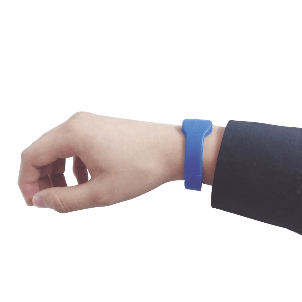 Tarjetas y TagsAccessPROACCESSWB74M1KBrazalete Mifare 13.56 MHz Wiegand 32 bits 74mm Silicón Azul AccessPRO ACCESSWB74M1K - SILYMX