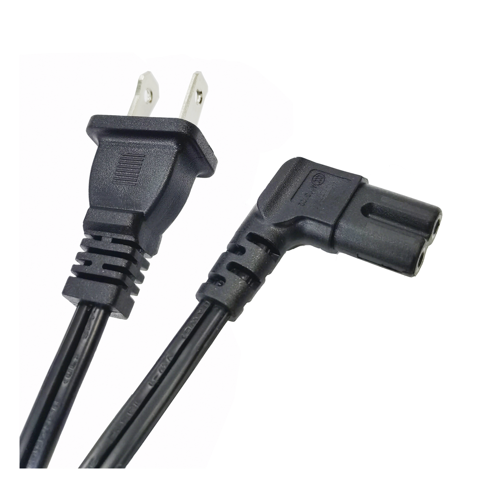 Cable de Alimentación AC 1m (3.28ft) 120-240 Vca 18 AWG Clavija Tipo A 2 Pines Conector L EPCOM POWERLINE ACCORDL-1M - Imagen 3