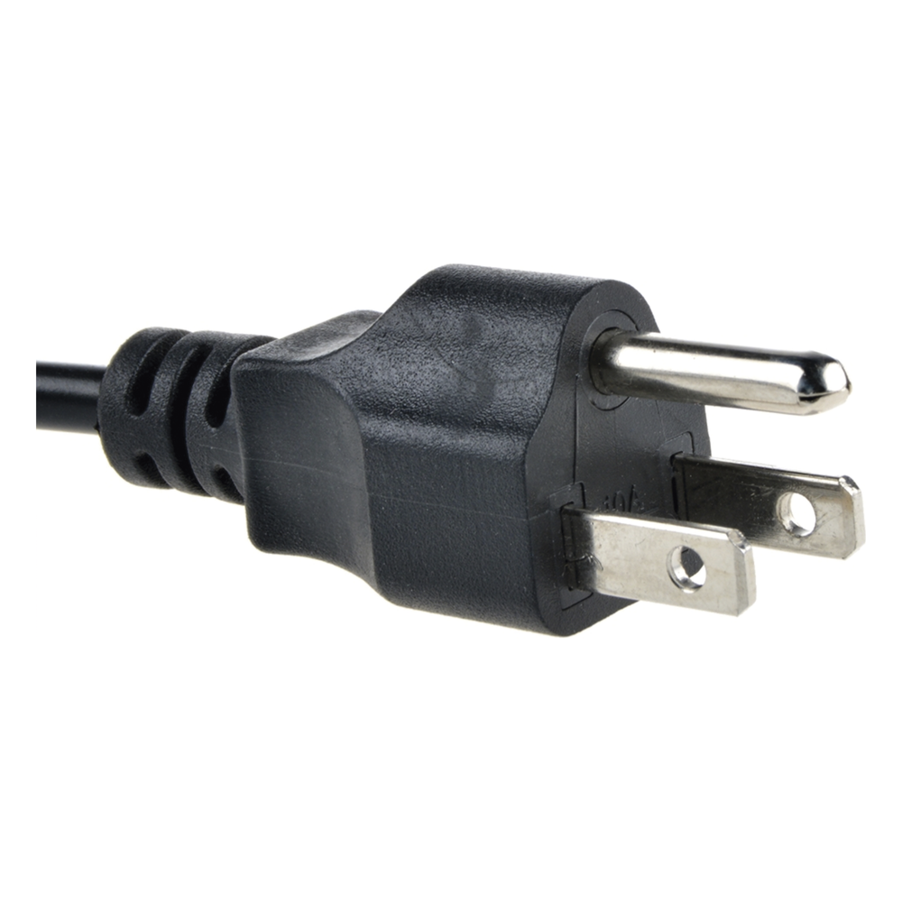 Cable de Alimentacion Electrica 1.8m (5.91ft) 120-240 Vca 18 AWG Conector Tipo B UL EPCOM POWERLINE ACCORDM-1.8M - Imagen 2