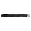 NAS RackStation RS422+ 4 Bahías 1U AMD Ryzen R1600 2 GB DDR4 ECC 570 MB/s Lectura 530 MB/s Escritura Puertos Dual 1GbE Actualización 10GbE Compatibilidad RAID Synology DSM