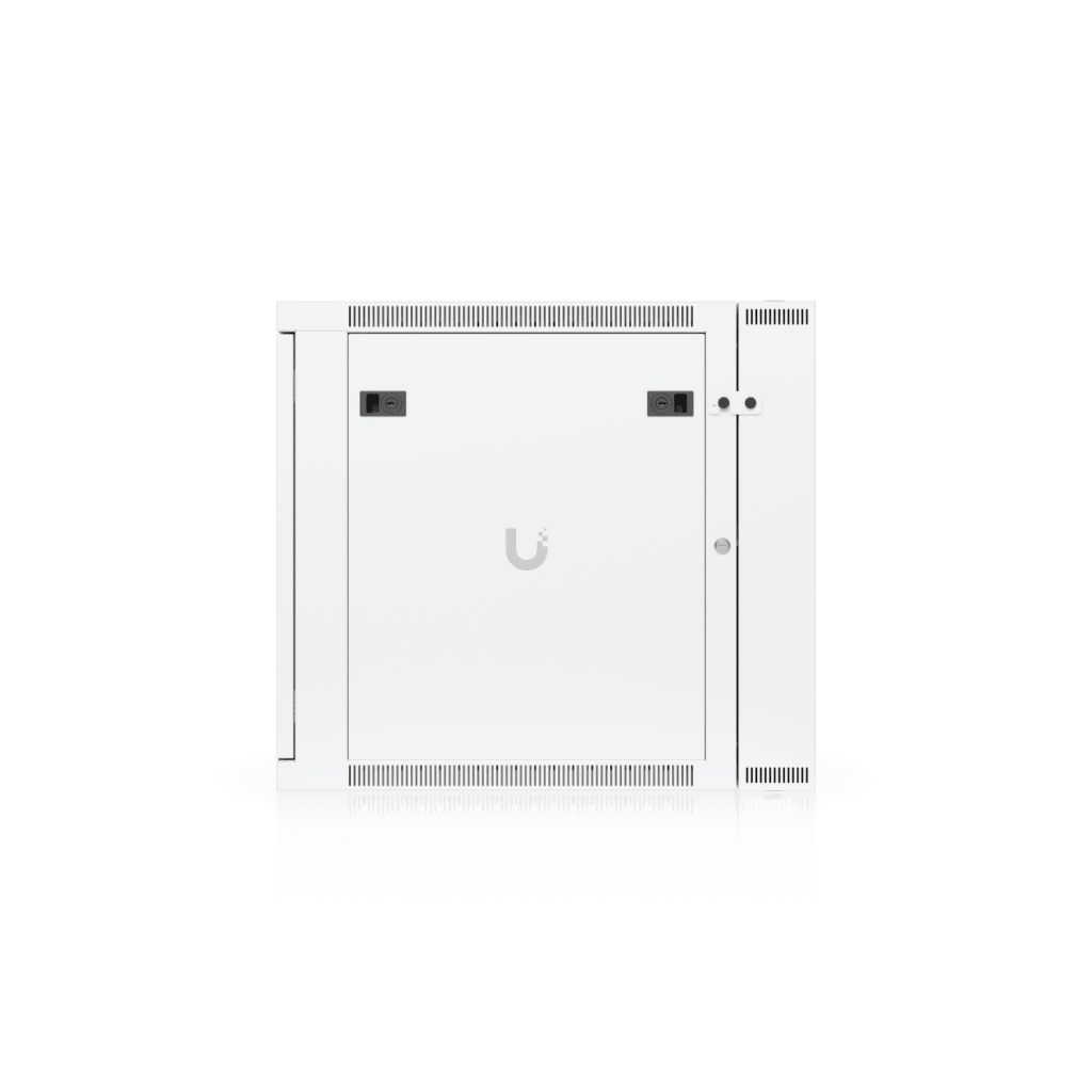 Gabinete Ubiquiti UniFi 12U Swing-Out 600 x 700 mm – Rack Cerrado para Pared con Puerta Abatible y Ventilación Integrada UACC-RACK-12U-WALL-SW-P - SILYMX