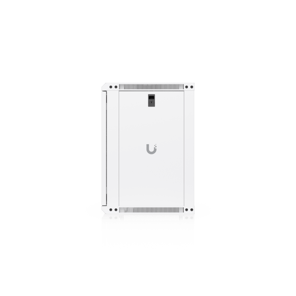 Gabinete Ubiquiti UniFi 12U para Pared 550 x 450 mm – Rack Cerrado con Puerta Perforada y Ventiladores Integrados UACC-RACK-12U-WALL-450-P - SILYMX