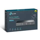 Switch Gigabit de 24 Puertos 10/100/1000 Mbps para Escritorio o Rack | TP-LINK TL-SG1024D - SILYMX