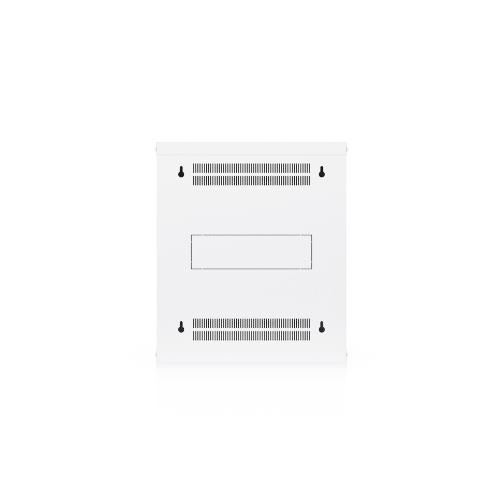 Gabinete Ubiquiti UniFi 12U para Pared 550 x 450 mm – Rack Cerrado con Puerta Perforada y Ventiladores Integrados UACC-RACK-12U-WALL-450-P - SILYMX