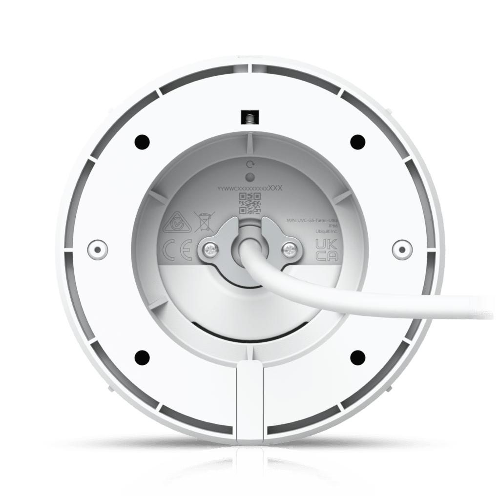 Cámaras IP TurretUbiquitiUVC-G5-TURRET-ULTRACámara UniFi Protect G5 Turret Ultra compacta exterior 2K (4 MPX) ángulo 102.4° nocturna 30mts micrófono POE+ UVC - G5 - TURRET - ULTRA - SILYMX