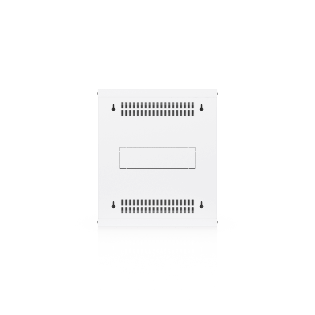 Gabinete Ubiquiti UniFi 12U 550 x 450 mm – Rack Cerrado para Pared con Vidrio Templado y Ventilación Integrada UACC-RACK-12U-WALL-450-G - SILYMX