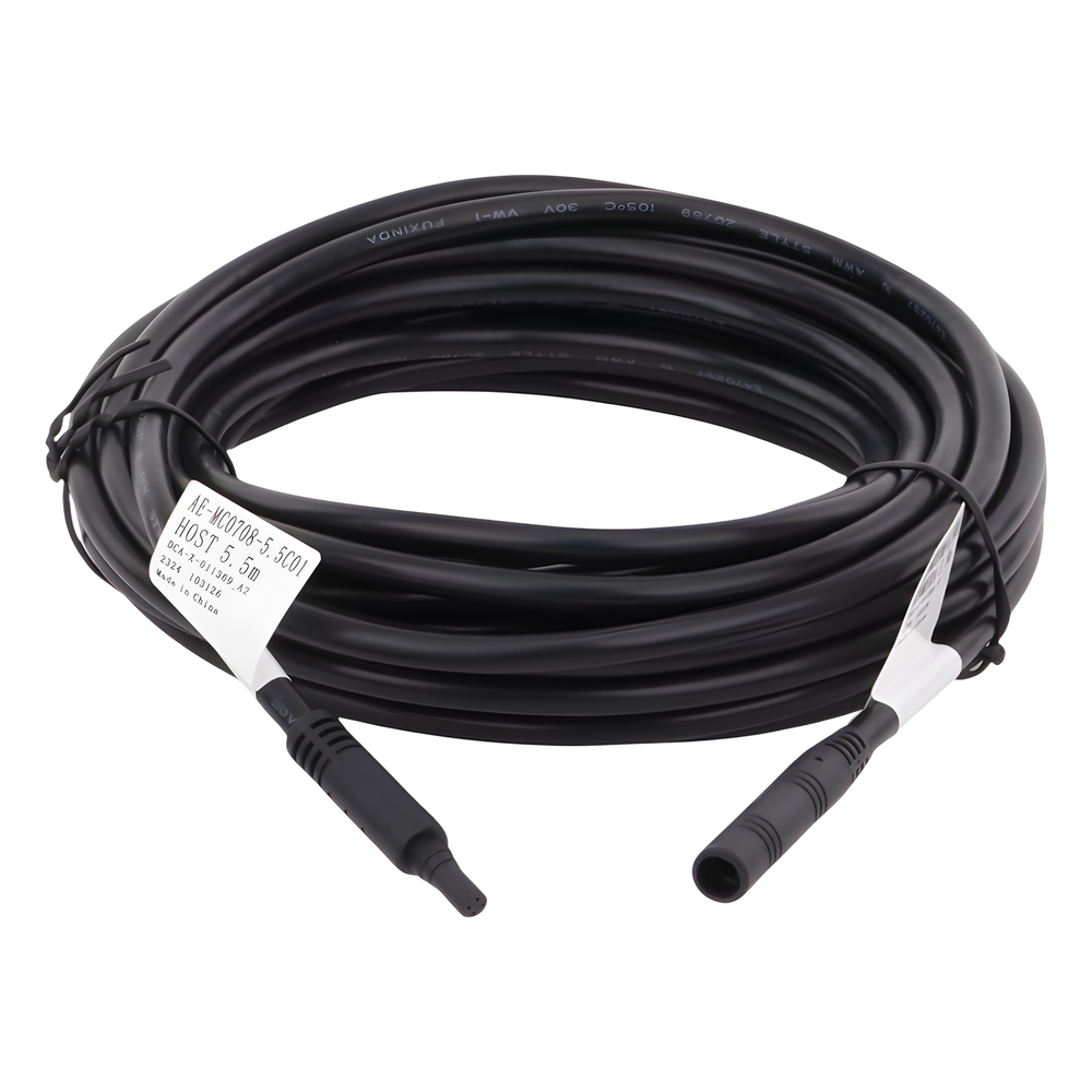Cable Extensor de Vídeo y Audio de 6 Metros / Conector Tipo Aviación / Compatible con Dashcam AE-DI2032G40(B) HIKVISION - Imagen 2