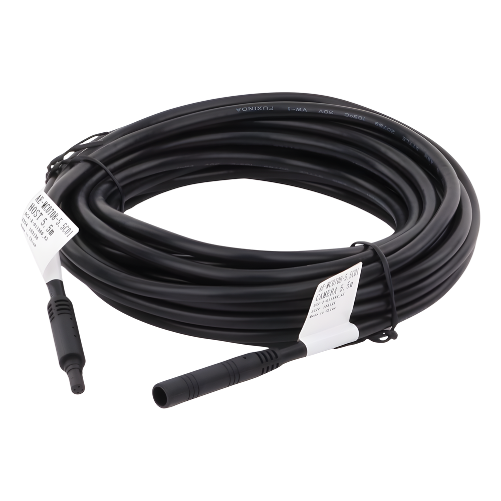 Cable Extensor de Vídeo y Audio de 6 Metros / Conector Tipo Aviación / Compatible con Dashcam AE-DI2032G40(B) HIKVISION - Imagen 3