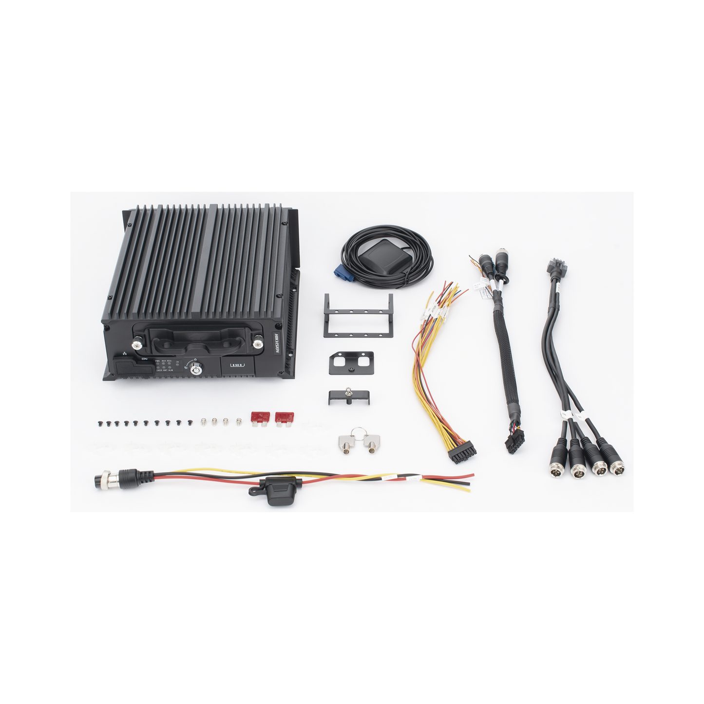 DVR Hibrido Móvil 1080p / 4 Canales TURBO + 8 Canales IP / Soporta 4G / WiFi / GPS / Sensor G / Soporta 2 Memorias SD / Alarmas I/O / Salida de Video HIKVISION - Imagen 4