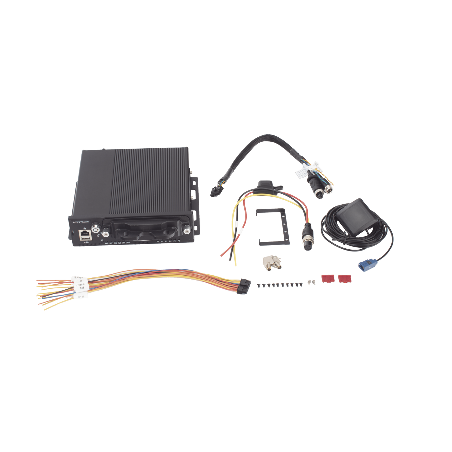 NVR Móvil de 4 Canales de 2 Megapixel / 4 PoE + 4 vía Switch Extendible / 2 Bahías de Disco Duro / Incluye Modulo GPS / conector RJ45 HIKVISION - Imagen 4