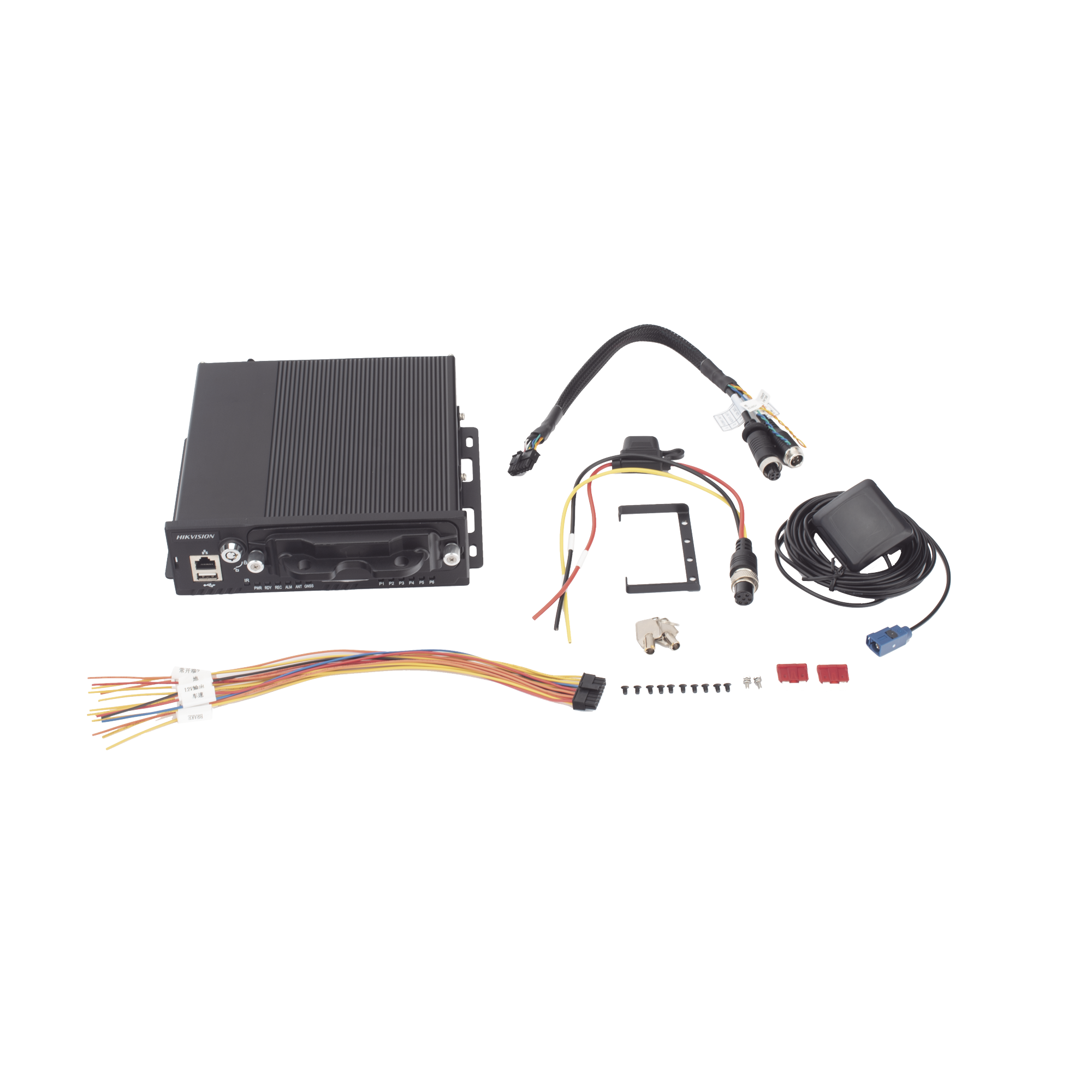 NVR Móvil de 4 Canales de 2 Megapixel / 4 PoE + 4 vía Switch Extendible / 2 Bahías de Disco Duro / Incluye Modulo GPS / conector RJ45 HIKVISION - Imagen 4