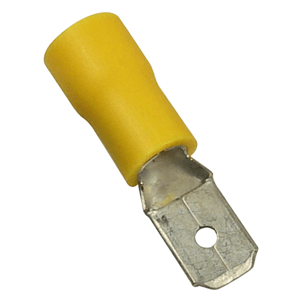 Terminal Macho Aislada 12-10 AWG Amarillo 25 Piezas EPCOM POWERLINE AE55121 - Imagen 1