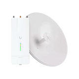 Ubiquiti AF-5XHD-30-S45 - Kit AirFiber con Radio AF-5XHD y Antena AirFiber de 30 dBi Slam-45 ideal para enlaces PTP de clase carrier BACKHAUL con hasta 500 Mbps Full Duplex en banda libre de 5.8 GHz. - Imagen 1