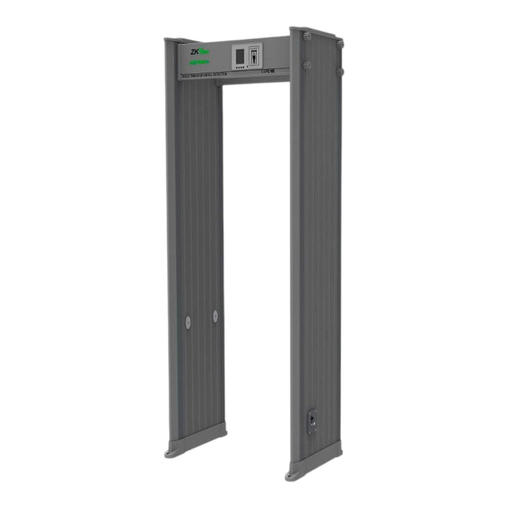 Detector de Metales de Paso / 18 Zonas de Detección / IP65 Impermeable / Pantalla LCD 3.5 in / 256 Niveles de Sensibilidad / Alarma Sonora y Visual / Compatible ZKTeco - Imagen 1