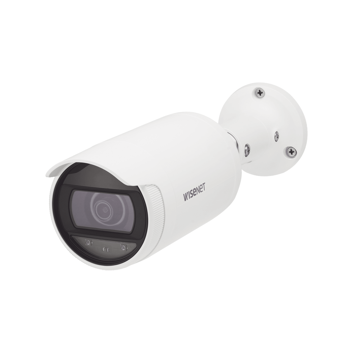 Camaras IP BalaHANWHA VISIONAN-OL7022RCámara IP Bala 4MP Lente 4mm IR 25m WDR 120dB PoE Hanwha Vision AN - OL7022R - SILYMX
