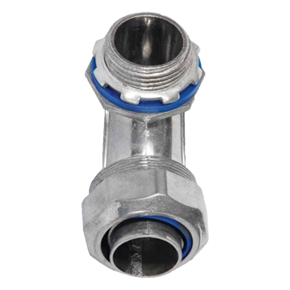 Conector Curvo para tubo tipo Liquidtight de 3/4" (19 mm). Compatible con ANC-COT34. ANCLO - Imagen 1