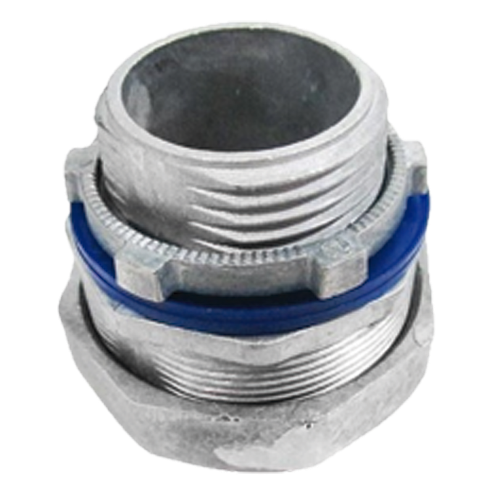 Conector Recto Liquidtight 1" (25 mm) Bruñido UL 514B NEMA FB-1 ANCLO ANC-HLR-100 - Imagen 1