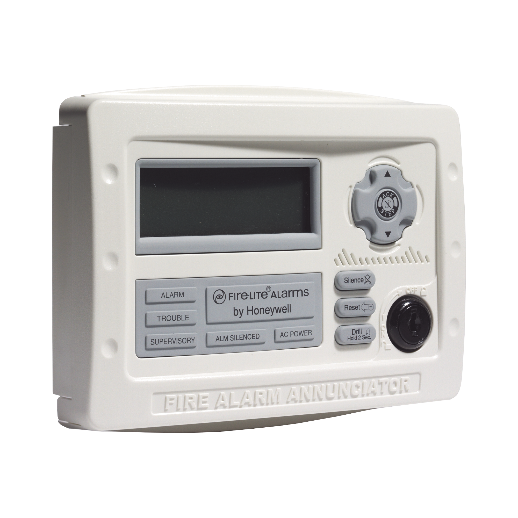 Anunciador remoto LCD de 80 caracteres, retroiluminado, para panel de detección de incendio, color blanco FIRE-LITE - Imagen 2