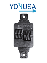 Aislador de Paso Negro para cercos eléctricos YONUSA resistente al clima extremo AP101 - Imagen 1