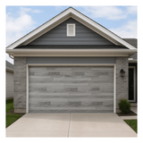 Puerta de Garage de Alta Calidad / Estilo Americano / Acabado Laminado PREMIUM / Color Gris / 8x7 Pies. ACCESSPRO - Imagen 1